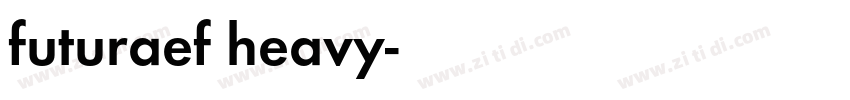 futuraef heavy字体转换